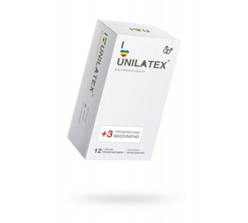 Презервативы Unilatex Multifruits, цветные и ароматизированные, 15 шт
