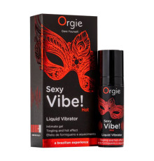 Жидкий вибратор ORGIE SEXY VIBE! HOT  с разогревающим эффектом 15мл