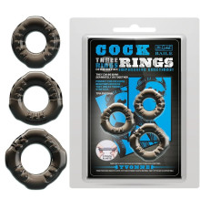 Набор эрекционных колец Baile Cock rings, 3 шт
