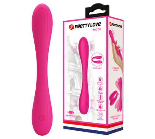 Двусторонний вибратор Yedda от Pretty Love розовый