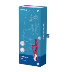 Вибратор-кролик Embrace me berry от Satisfyer