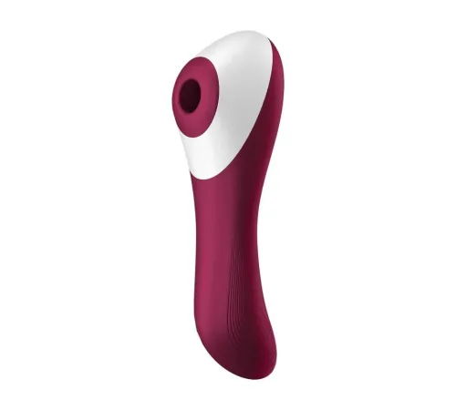 Вакуумный стимулятор с вибрацией Dual Crush от Satisfyer
