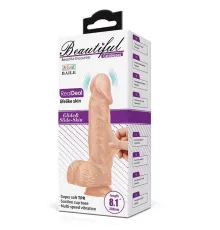 Фаллоимитатор Zebulon от Beautiful, с вибрацией (19,4 см х 4,2 см)