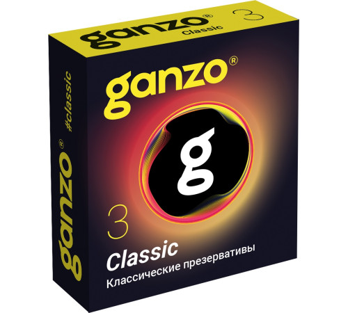 Презервативы Ganzo Classic, классические 3 шт