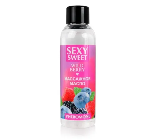 Массажное масло WILD BERRY с феромонами, 75 мл