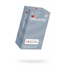 Презервативы Unilatex Ribbed, с рифленой поверхностью, 15 шт