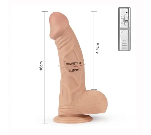 Фаллоимитатор Real extreme от Love Toy, (16 см х 3,8 см)