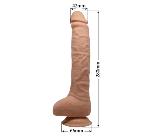 Фаллоимитатор Dick от Beautiful, с вибрацией (26 см x 4,2 см)