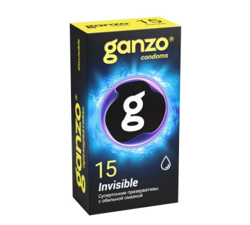 Презервативы Ganzo Invisible 15 шт