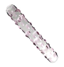 Фаллоимитатор стеклянный, прозрачный (17,5 х 2,8 см)