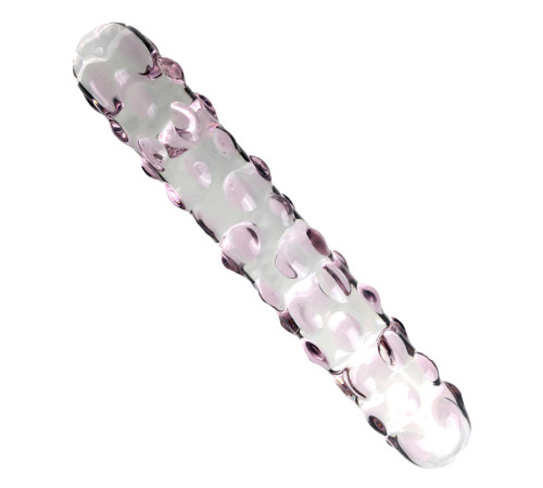 Фаллоимитатор стеклянный, прозрачный (17,5 х 2,8 см)
