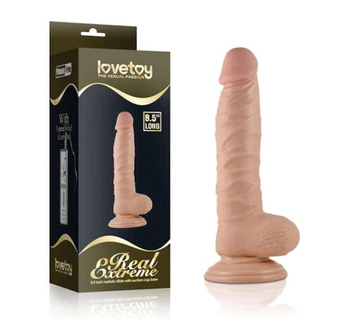 Фаллоимитатор Real Extreme от Love Toy, с вибрацией, (22 х 3,6 см)