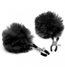 Зажимы для сосков Charmed Pom Pom Nipple Clamp, чёрный
