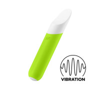 Мини-вибратор Ultra Power Bullet 7 от Satisfyer, зелёный