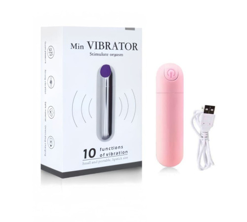 Вибропуля Mini vibro, розовая