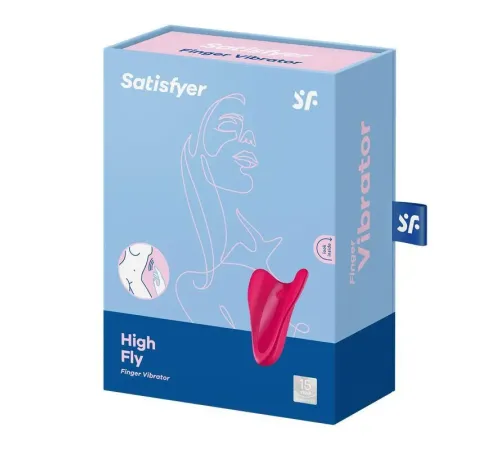 Мини вибратор High Fly от Satisfyer, красный