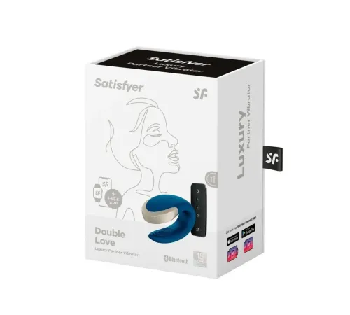 Смарт вибратор для пар Double Love blue от Satisfyer