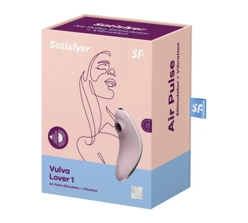 Вакуумный стимулятор с вибрацией Vulva Lover 1 от Satisfyer