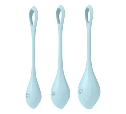 Вагинальные шарики Satisfyer Yoni Power-2, голубой