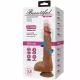 Фаллоимитатор Wilks от Beautiful, с ротацией и вибрацией (25 см - 4 см)