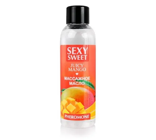 Массажное масло JUICY MANGO с феромонами, 75 мл