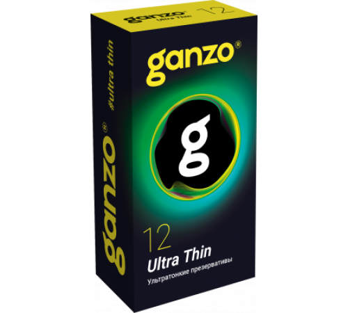 Презервативы Ganzo Ultra thin, ультратонкие, 12 шт