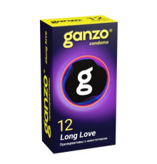 Презервативы Ganzo Long Love, с анестетиком, 12 шт