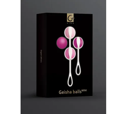 Вагинальные шарики Geisha Balls Mini, (14 х 2,2 см)
