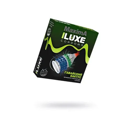 Презерватив Luxe Maxima Гавайский Кактус 1 шт