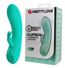 Вибратор кролик DJ Stick от Pretty Love, бирюзовый