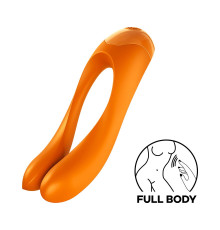 Вибратор на палец Candy Cane от Satisfyer, оранжевый