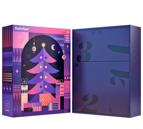 Новогодний адвент календарь для пары от Satisfyer Advent Box