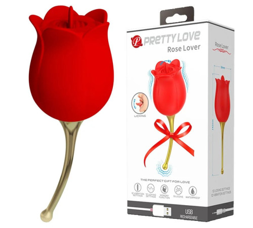 Клиторальный вибратор Rose lover от Pretty Love