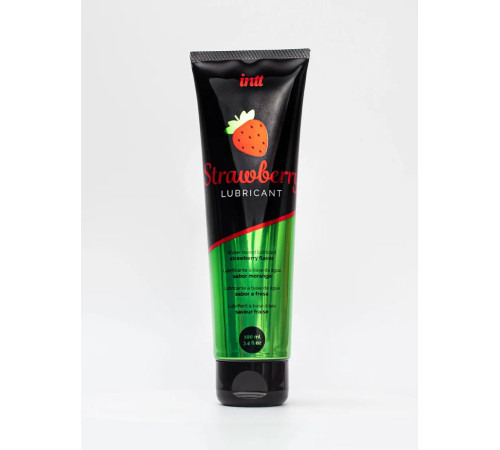 Intt Strawberry Lubricant с ароматом и вкусом клубники, 100 мл