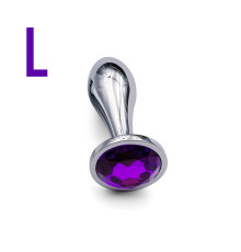Анальная пробка Amethyst Gem  L (11 х 3,4 см)