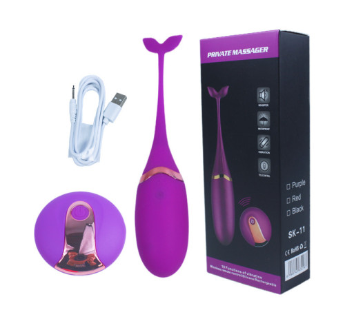 Виброяйцо Massager от Gok, фиолетовое
