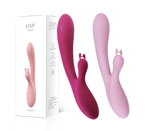 Вибратор кролик от Lilo Bunny lover розовый