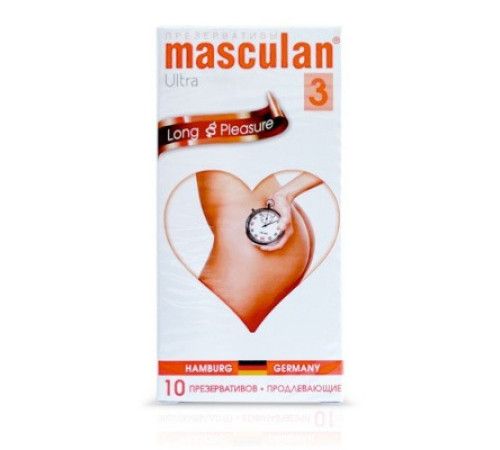 Презервативы Masculan 3 Ultra, 10 шт