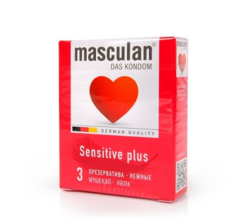Презервативы Masculan Sensitive, нежные, 3 шт