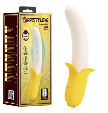 Вибратор с ротацией Love Banana Geek от Pretty Love
