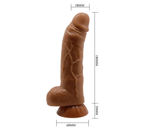Фаллоимитатор Angelo от Bailey (18см × 3.8см)