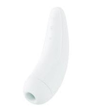 Вакуумный клиторальный стимулятор Satisfyer Curvy 1+, белый