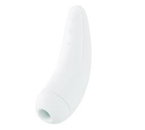 Вакуумный клиторальный стимулятор Satisfyer Curvy 1+, белый