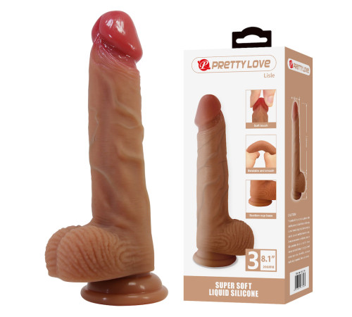 Фаллоимитатор Lisle от Pretty Love (17 см х 4,2 см)
