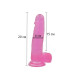 Фаллоимитатор Jelly Studs от Love toy, розовый (15 см х 4 см)
