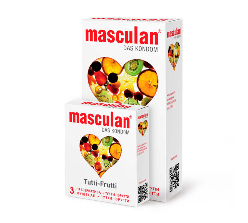 Презервативы Masculan 1 Ultra, ароматизированные, 3шт