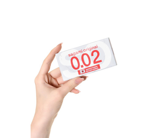 Презервативы Sagami 0.02, полиуретановые, 2шт