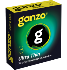 Презервативы Ganzo Ultra thin, ультратонкие, 3 шт