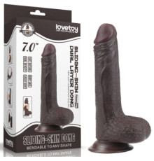 Фаллоимитатор Silding-Skin dong от Love Toy (18 см х 3,5 см)
