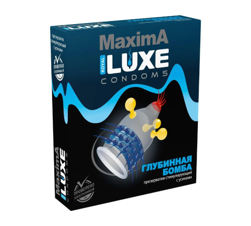 Презервативы Luxe Maxima Глубинная Бомба, 1 шт